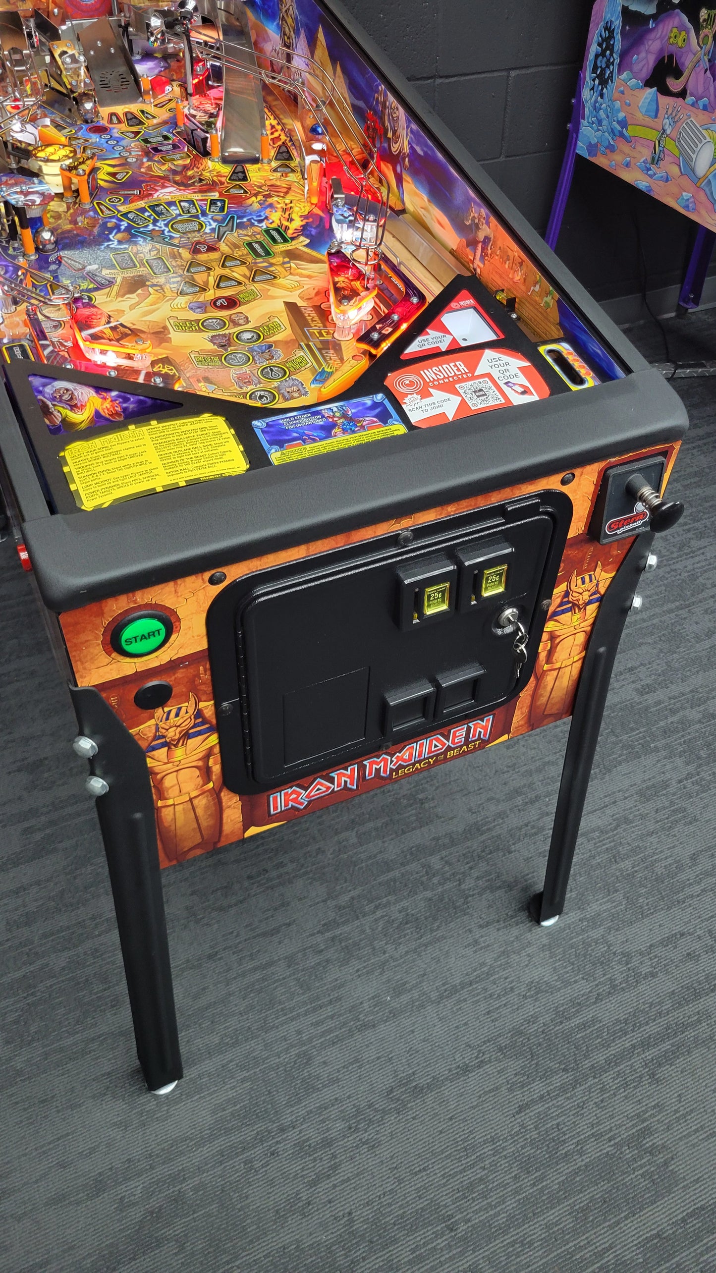 Stern Iron Maiden Premium Pinball HUO