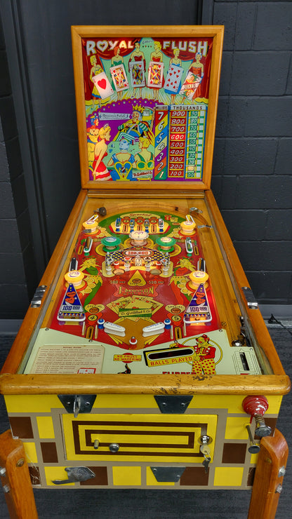 Gottlieb 1957 Royal Flush Vintage Pinball