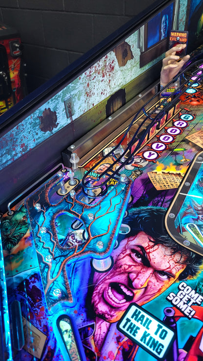 Spooky Evil Dead Pinball with Topper and Butter Cabinet