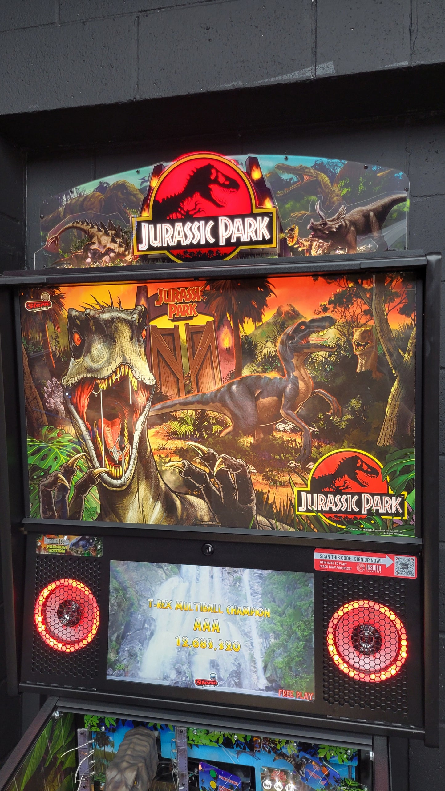 Stern Jurassic Park Premium Loaded