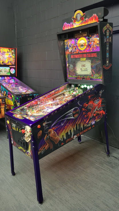 JJP Guns N' Roses CE Collectors Edition Pinball HUO