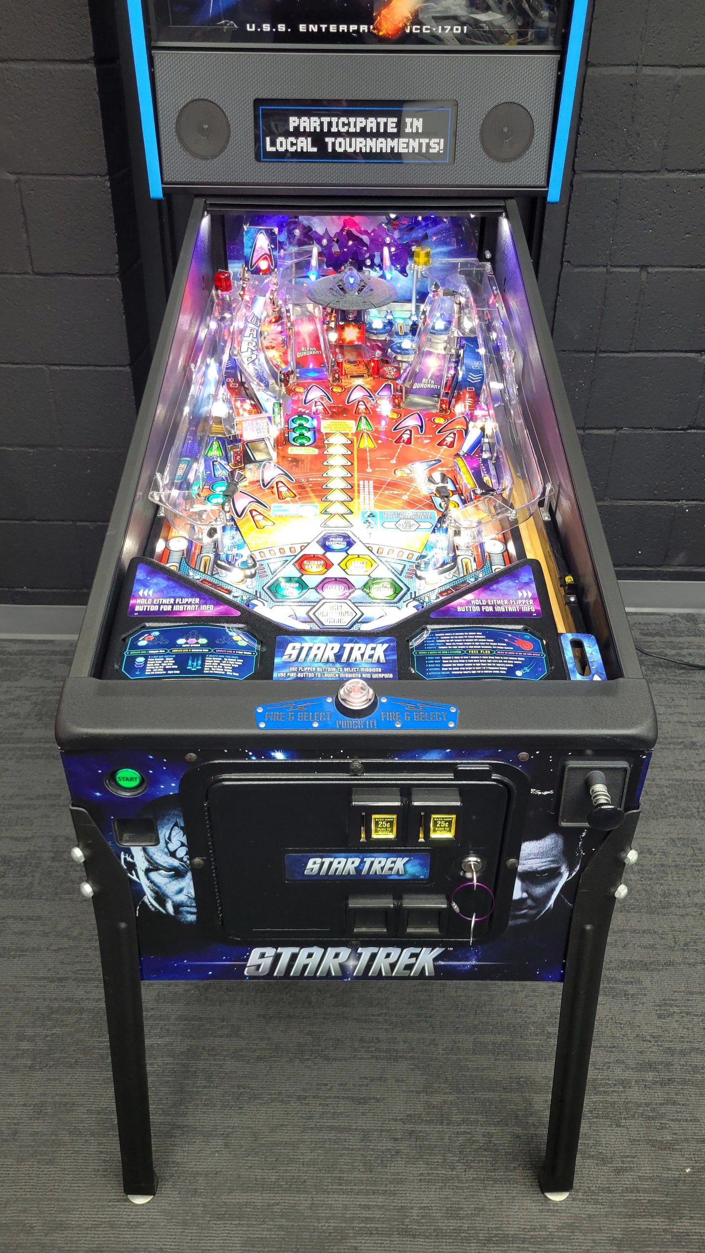 Stern Star Trek Pro Pinball HUO