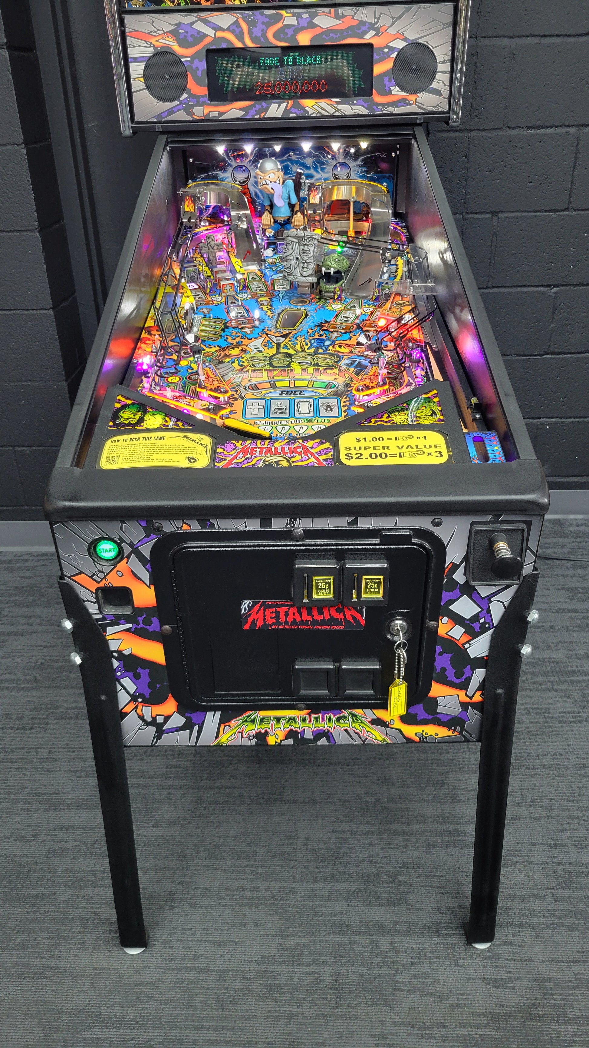 Stern Metallica Premium Vault Pinball