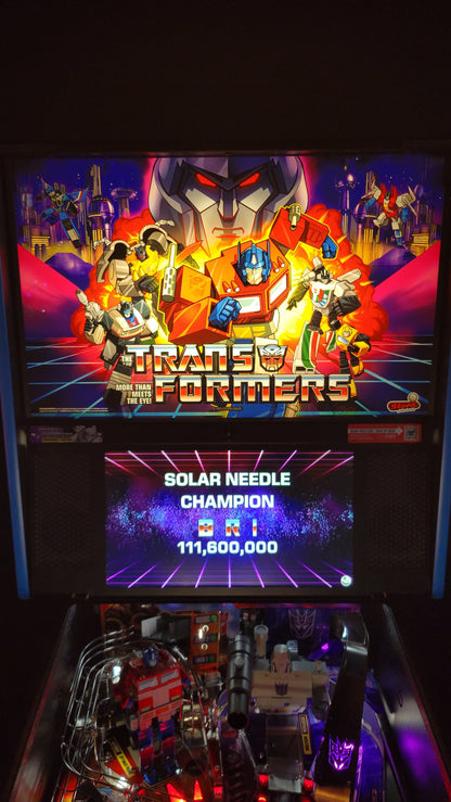 Stern Transformers More Than Meets The Eye Premium Pinball HUO