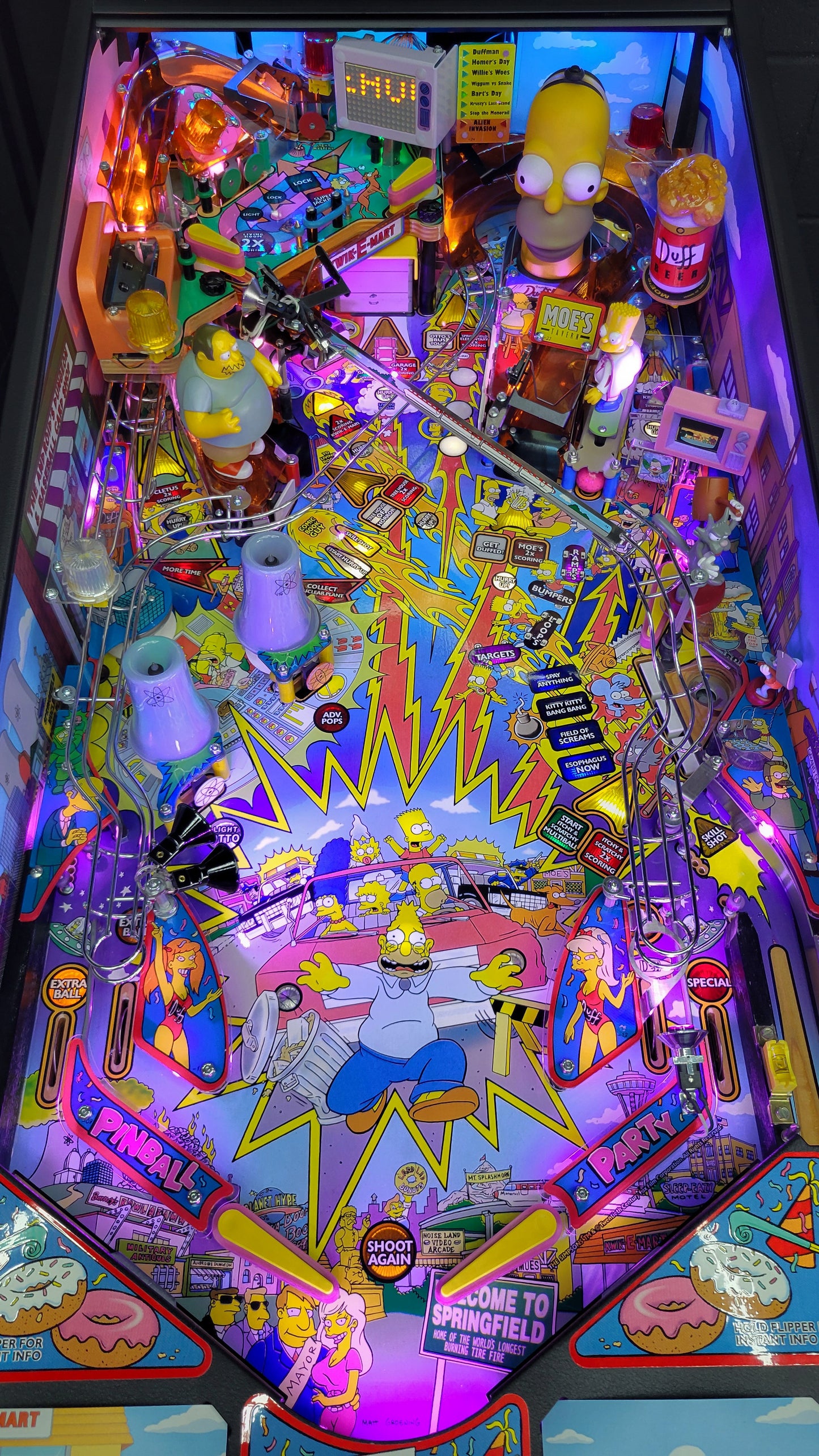 Stern The Simpsons Pinball Party HUO