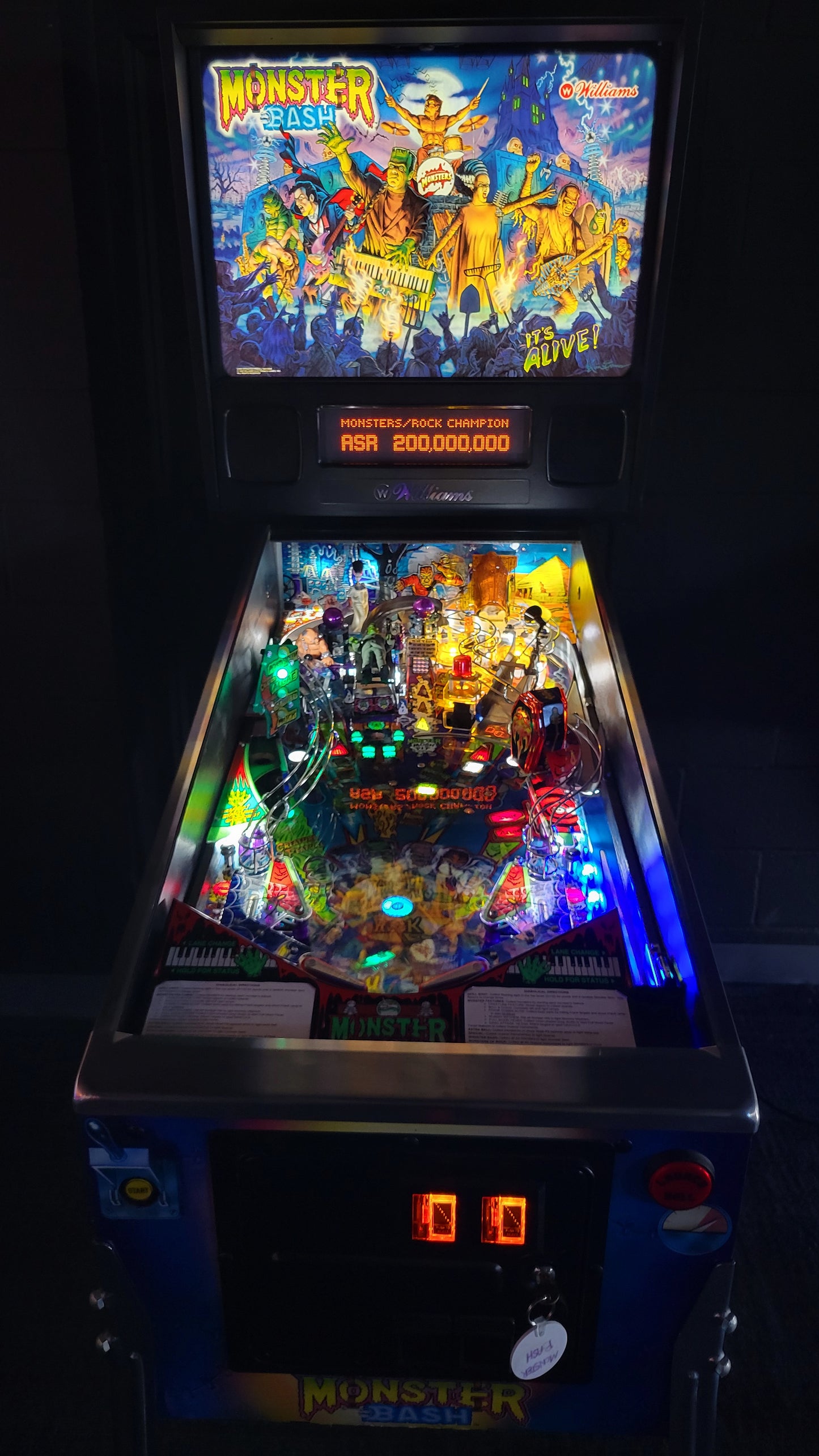 Williams Monster Bash 1998 Pinball