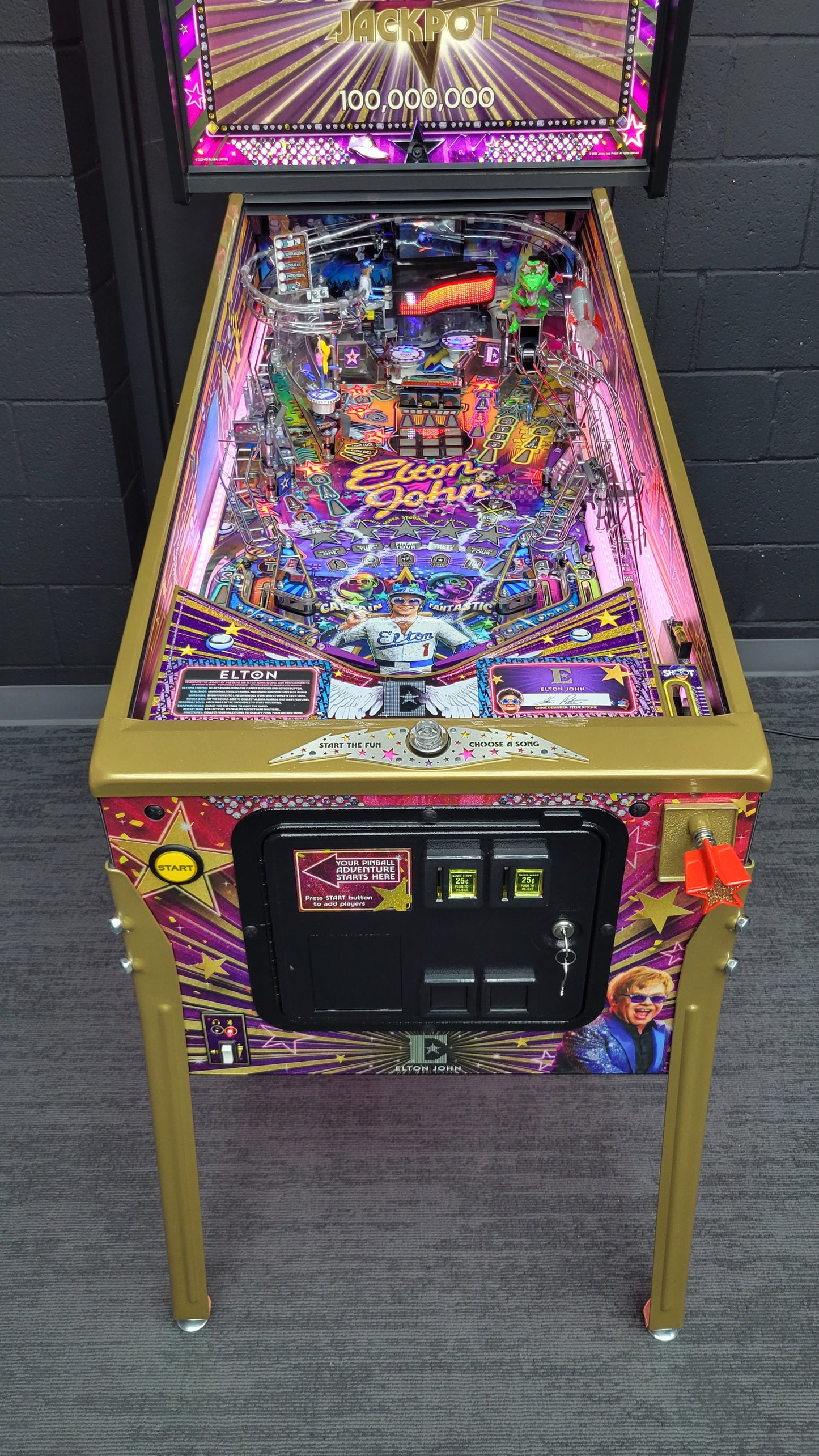 JJP Elton John CE Collectors Edition Pinball HU0