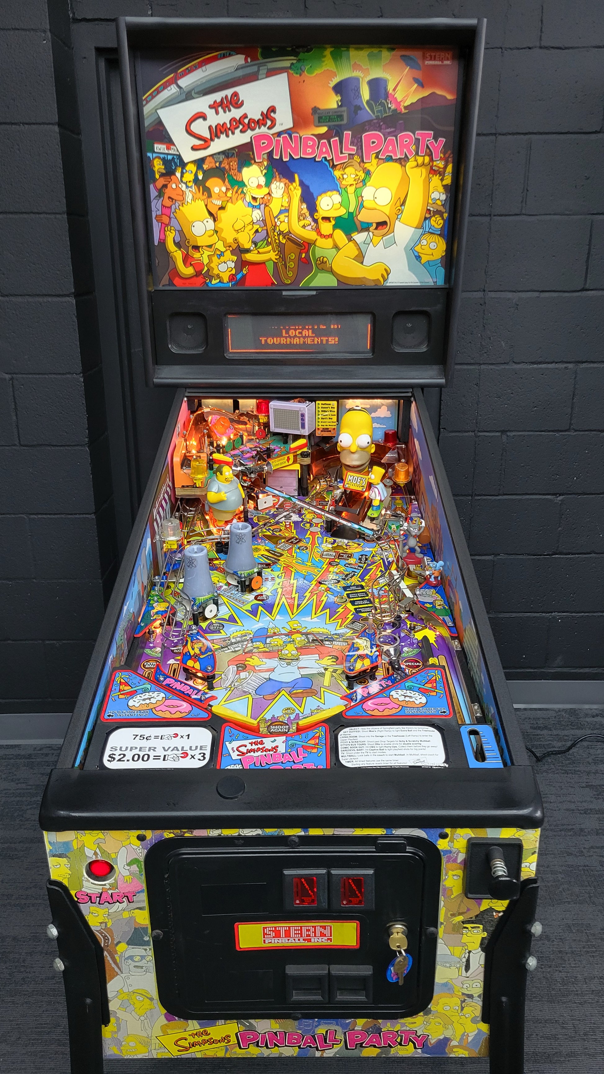 Stern The Simpsons Pinball Party
