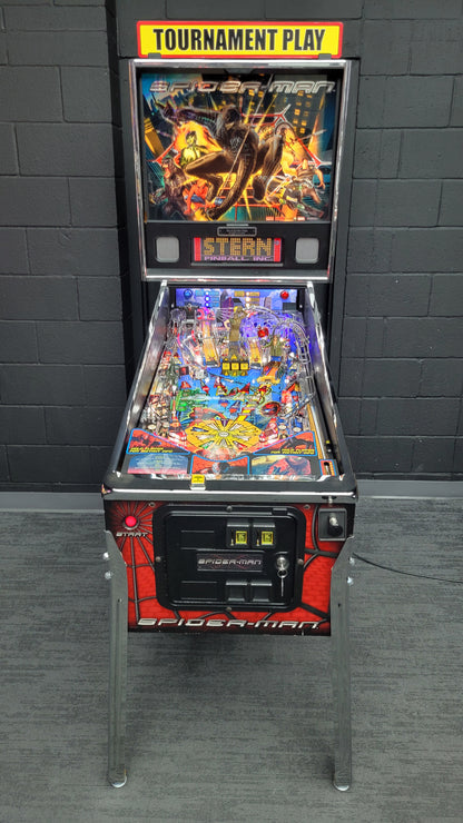 Stern Black Spider Man Edition Pinball HUO