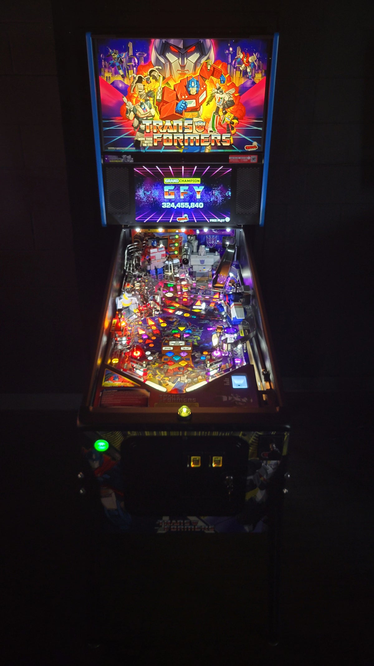 Stern Transformers More Than Meets The Eye Premium Pinball HUO