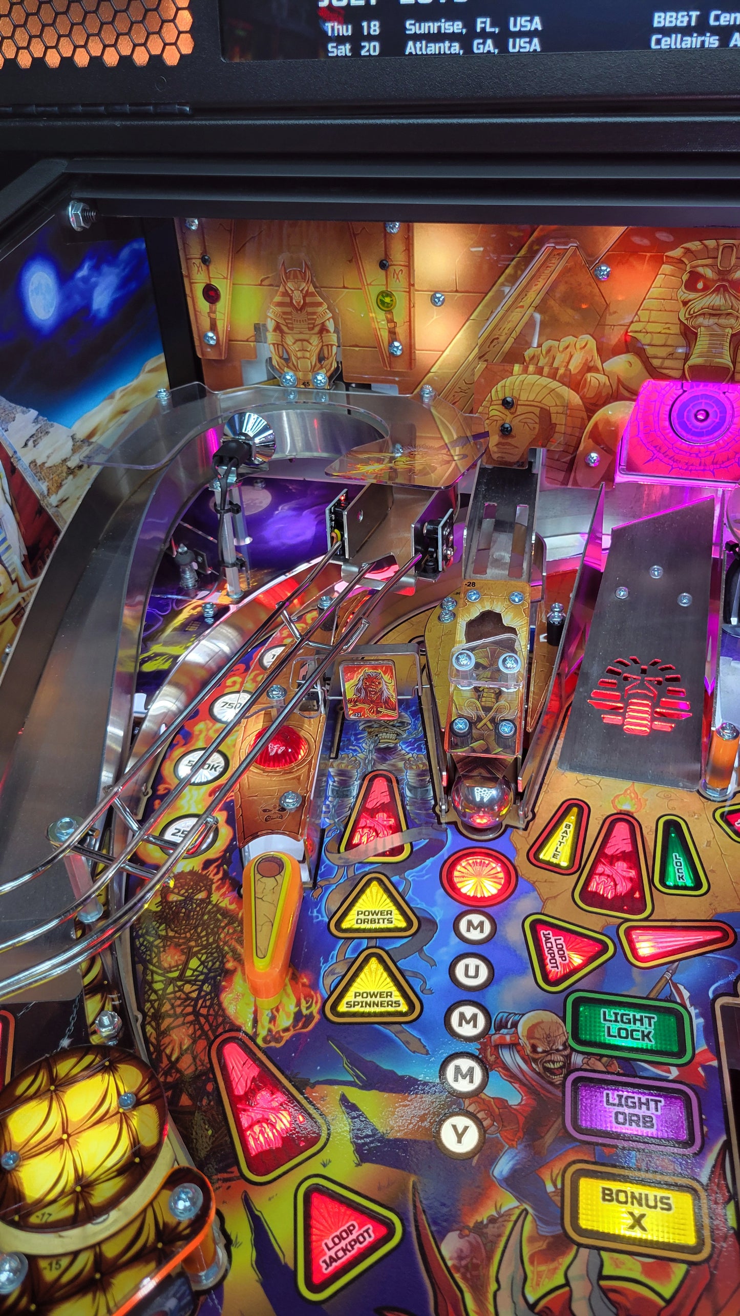 Stern Iron Maiden Premium Pinball HUO