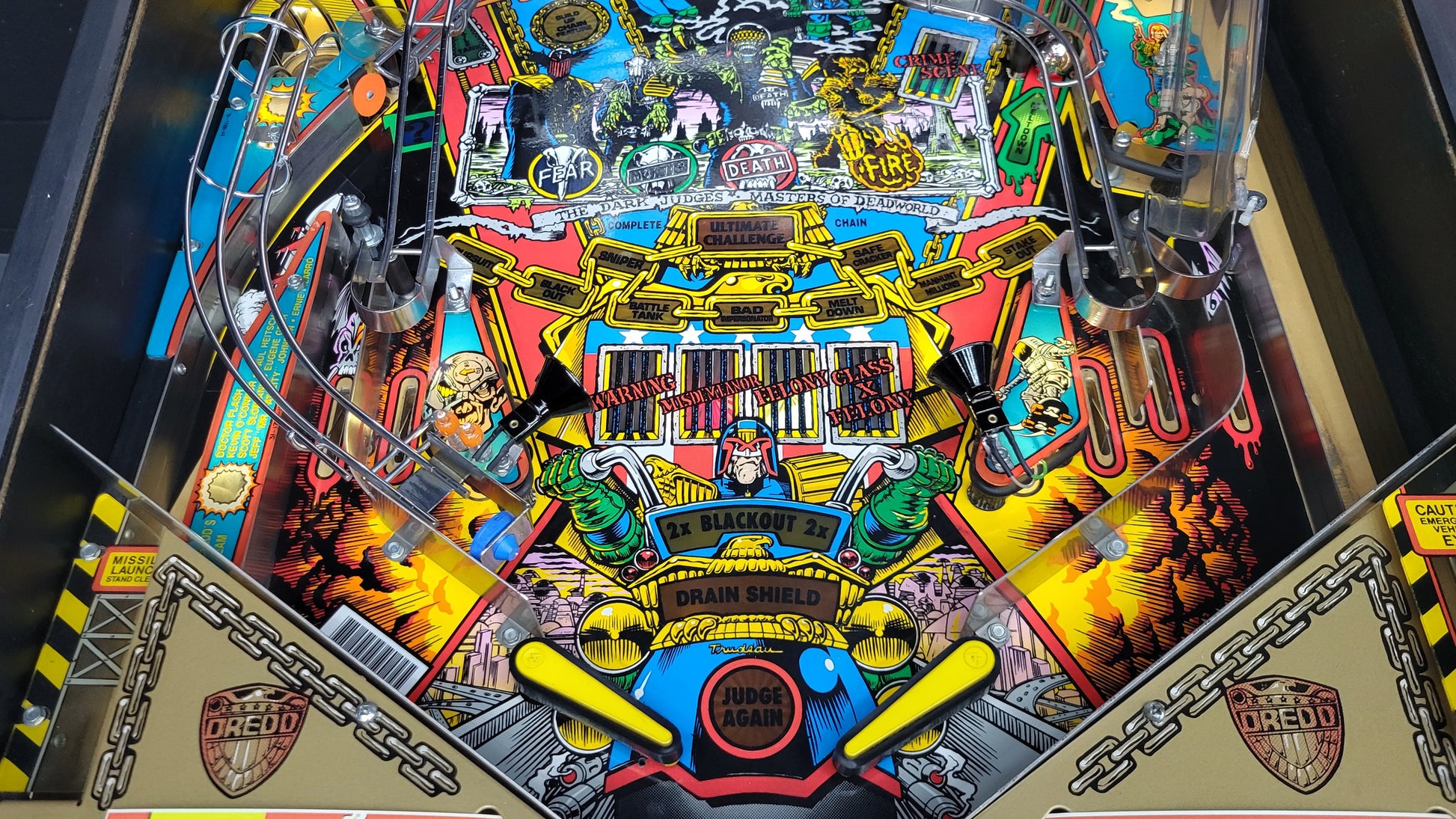 Bally Judge Dredd Pinball