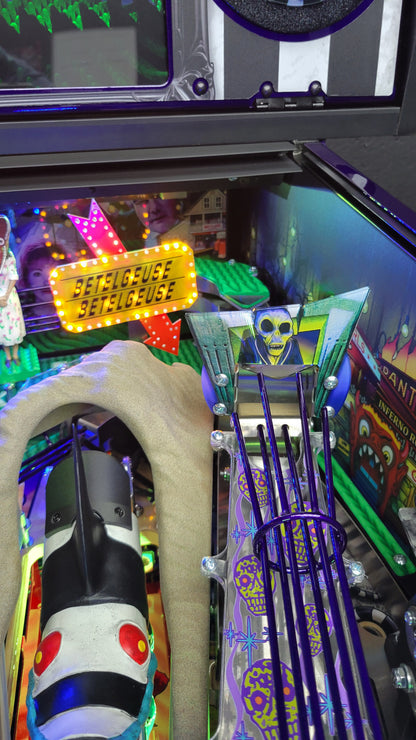 Spooky Beetlejuice Pinball HUO with Snake Topper Included