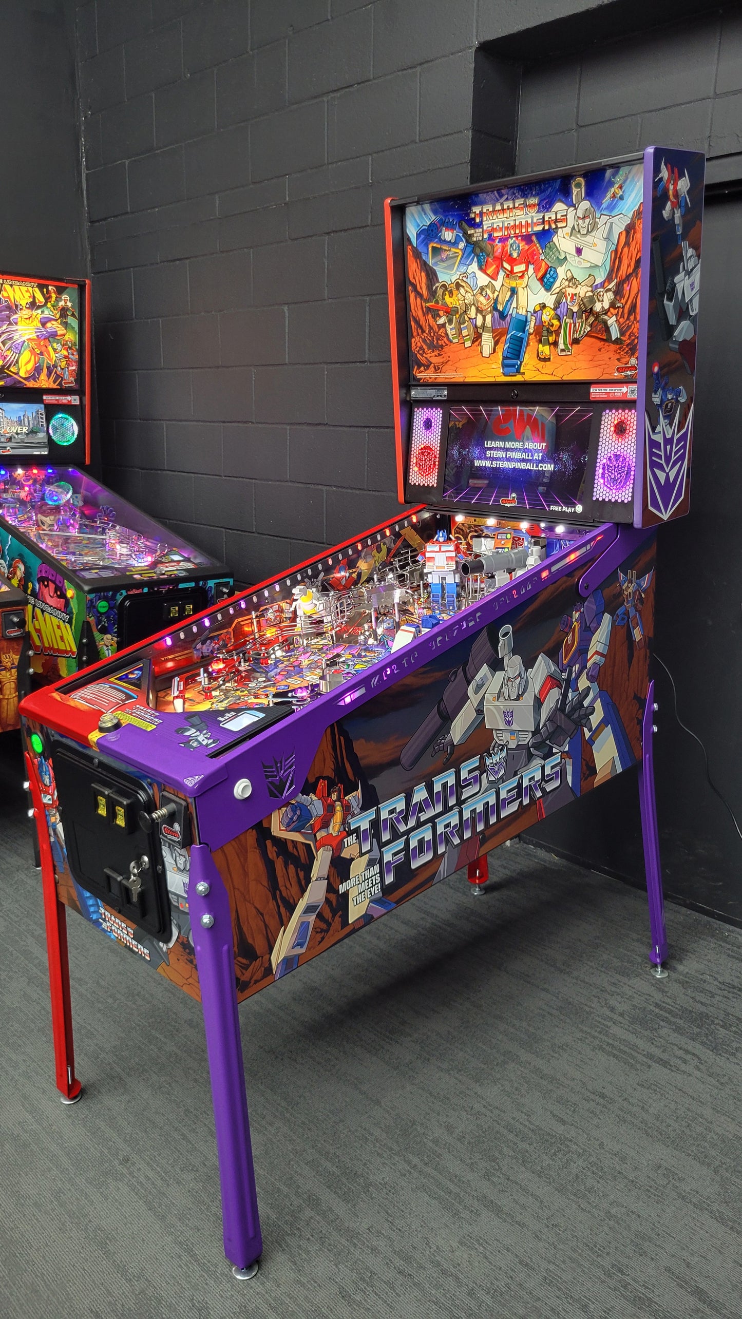 Stern Transformers More Than Meets The Eye LE Pinball Showroom Model