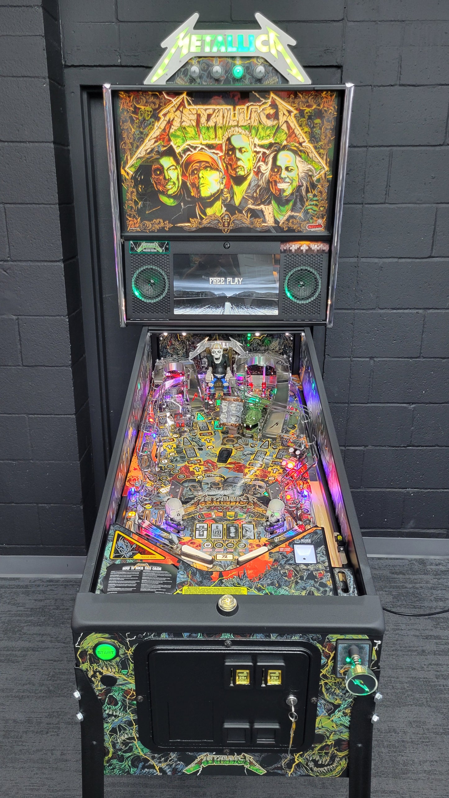 Stern Metallica Remastered Premium HUO Pinball Loaded!