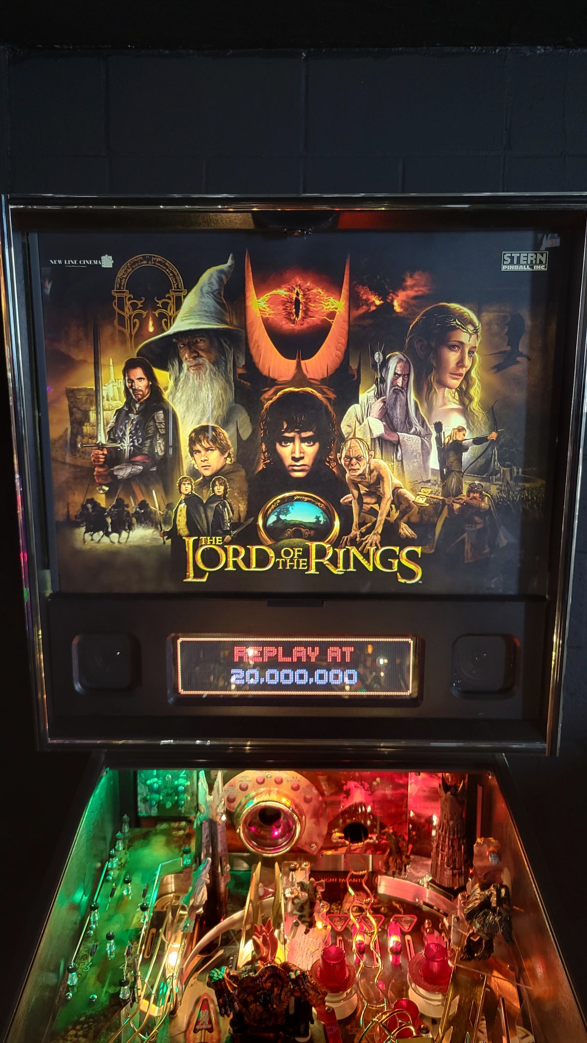 Stern Lord Of The Rings Pinball HUO