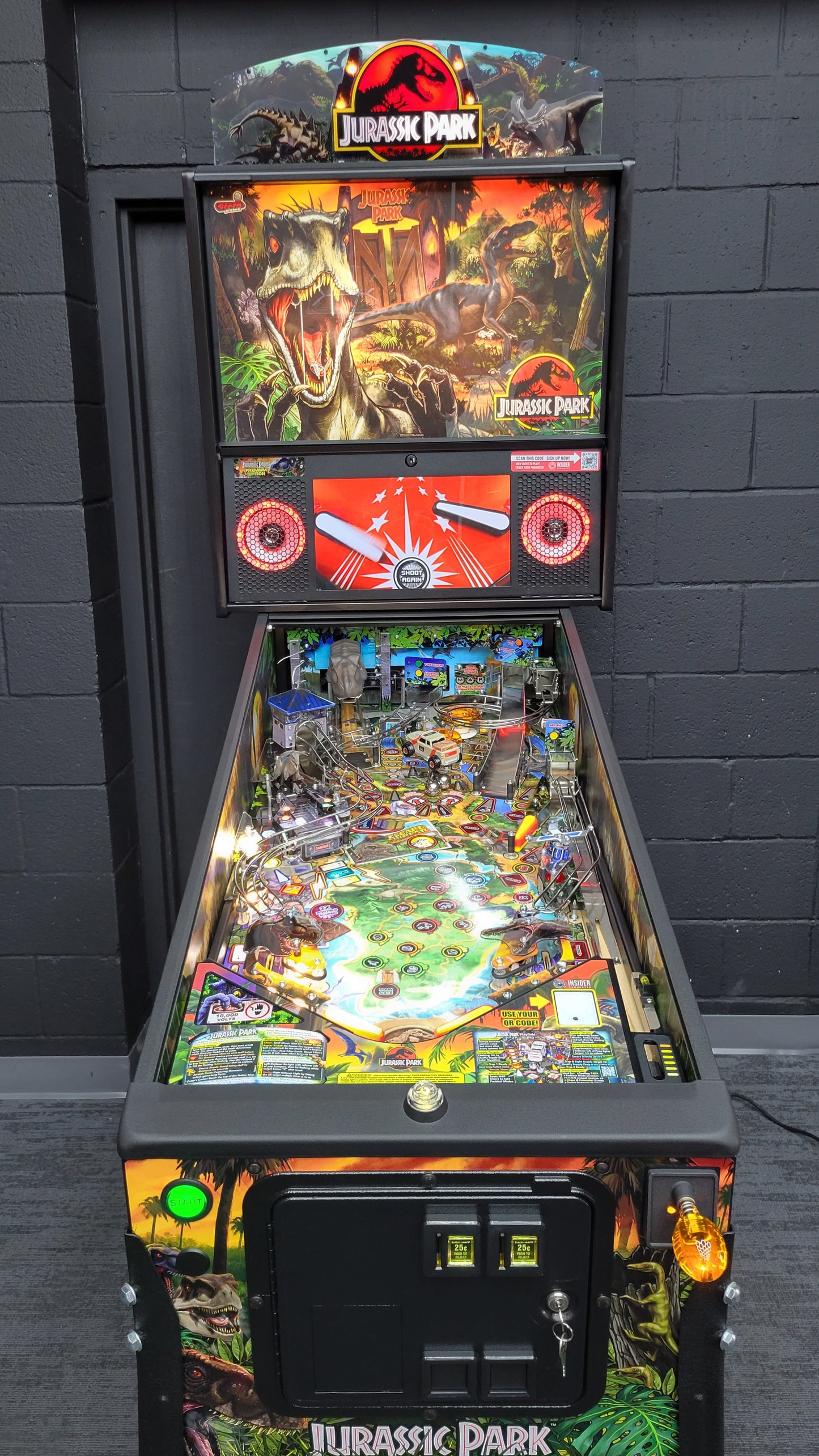 Stern Jurassic Park Premium Loaded