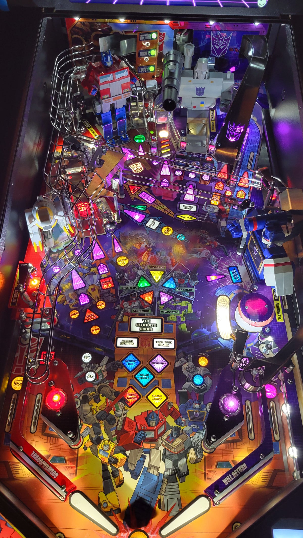 Stern Transformers More Than Meets The Eye Premium Pinball HUO
