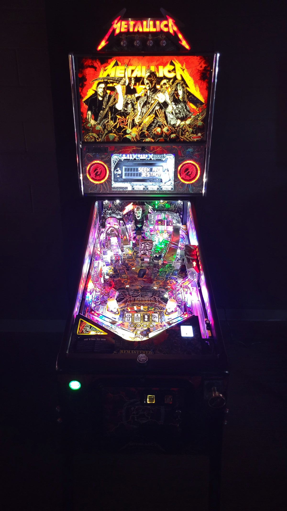 Stern Metallica Remastered LE Pinball HUO