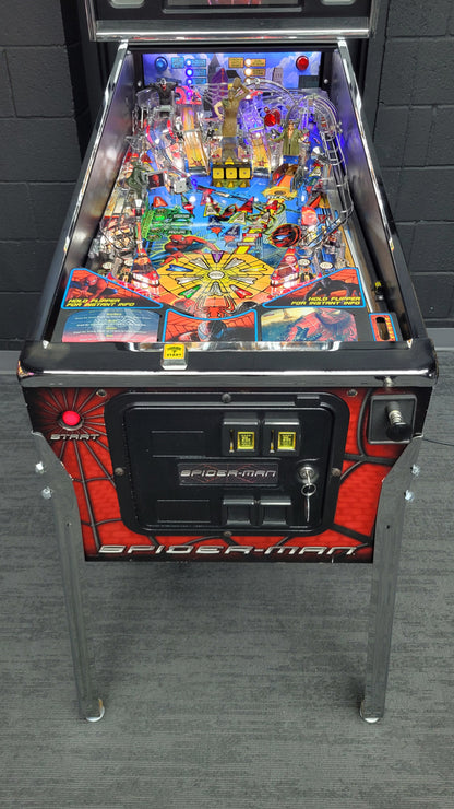 Stern Black Spider Man Edition Pinball HUO