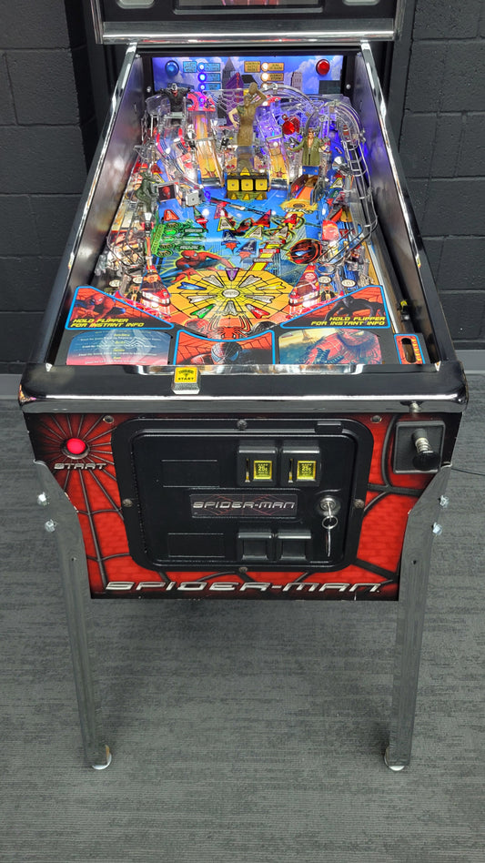 Stern Black Spider Man Edition Pinball HUO