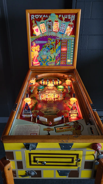 Gottlieb 1957 Royal Flush Vintage Pinball