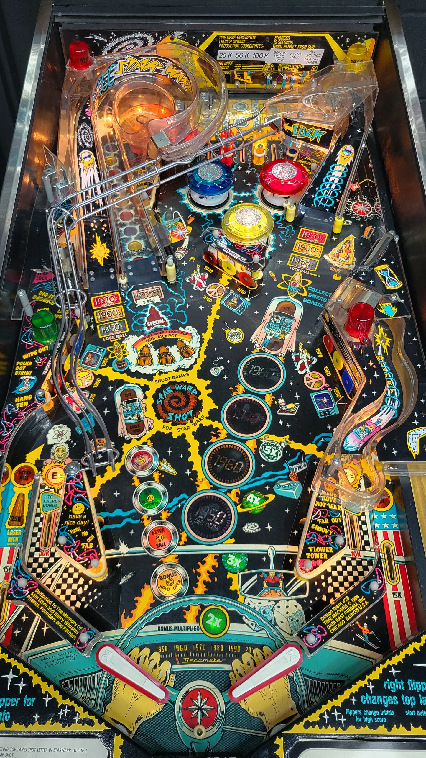 Data East Time Machine Pinball