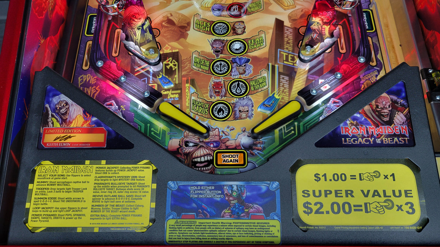 Stern Iron Maiden LE Pinball