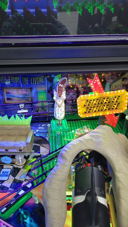 Spooky Beetlejuice Pinball HUO with Snake Topper Included