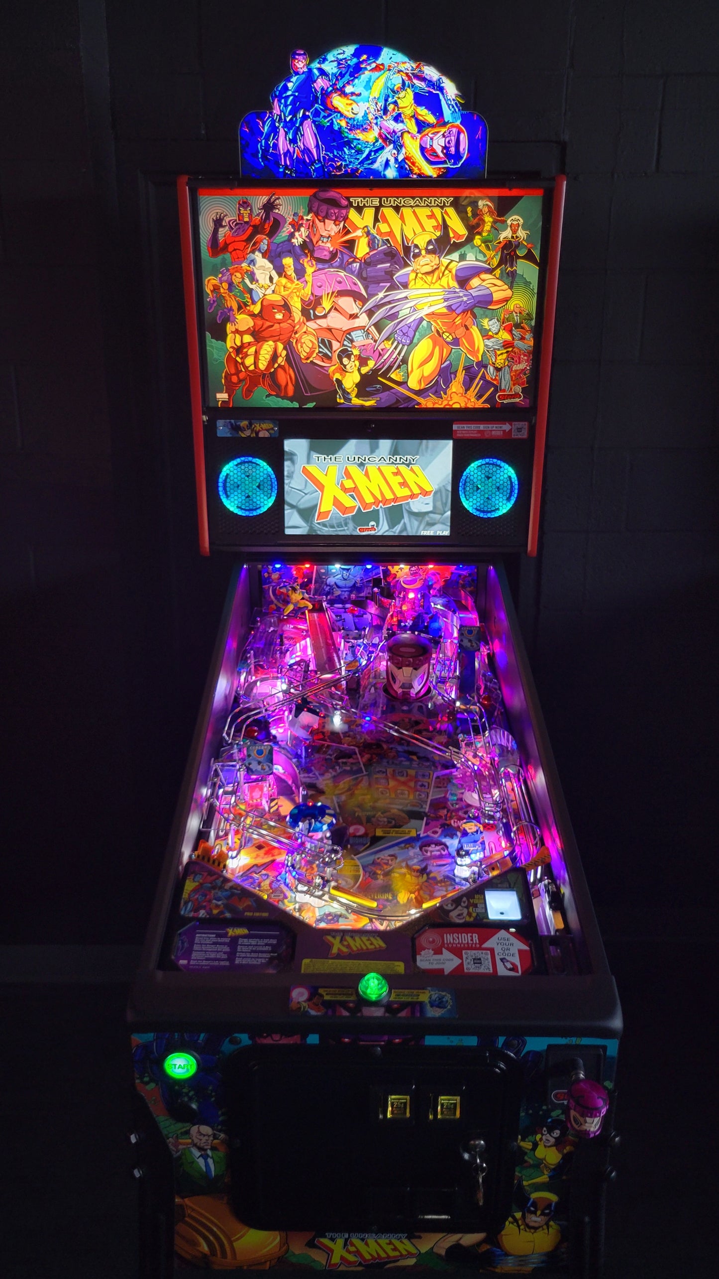 Stern The Uncanny X-Men Pro Pinball HUO