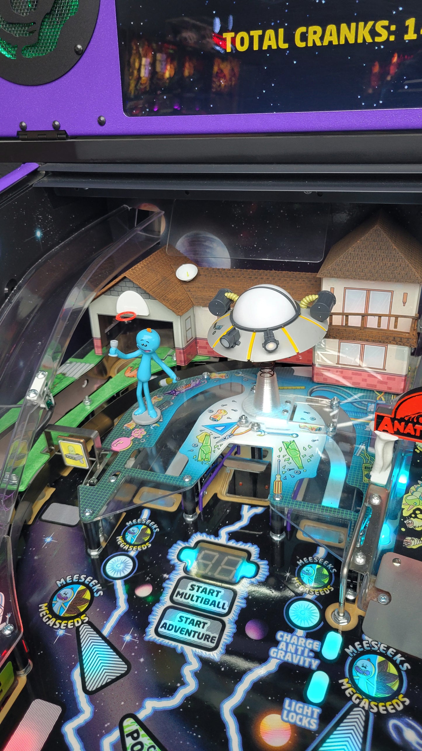Spooky Rick And Morty Blood Sucker Edition Pinball