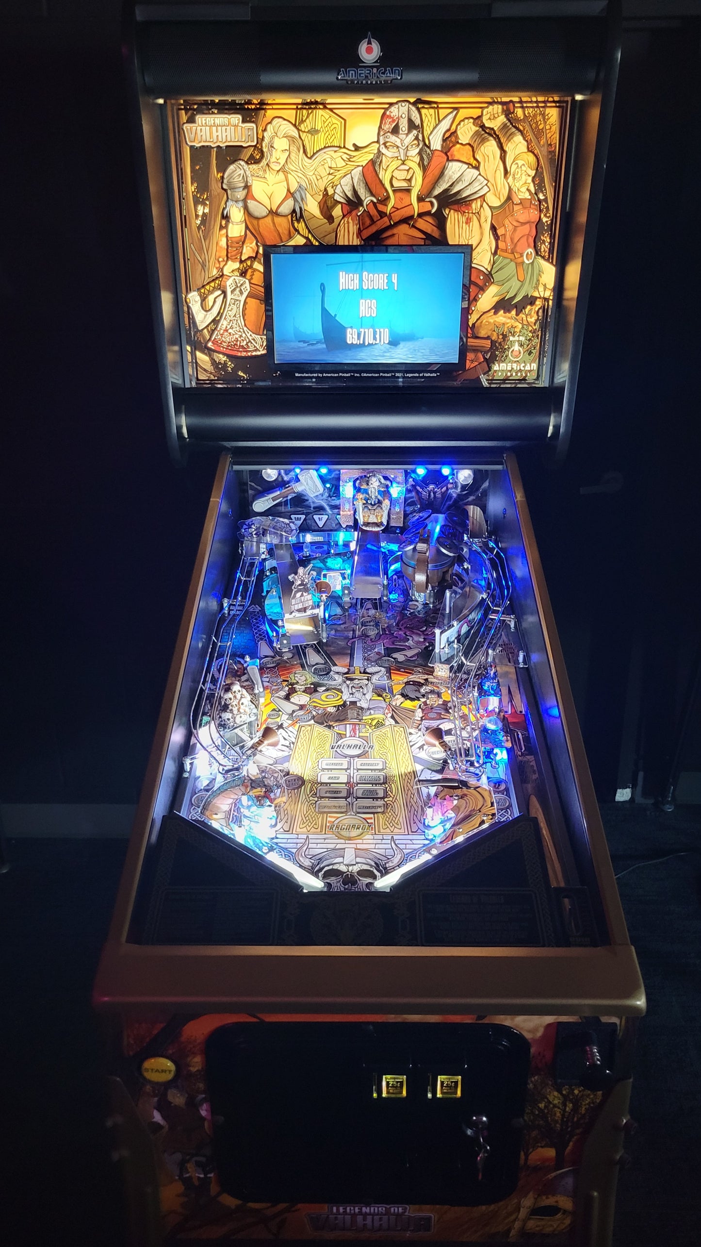 Legends of Valhalla Deluxe LE American Pinball