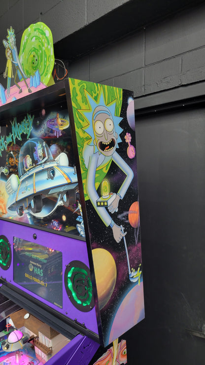 Spooky Rick And Morty Blood Sucker Edition Pinball