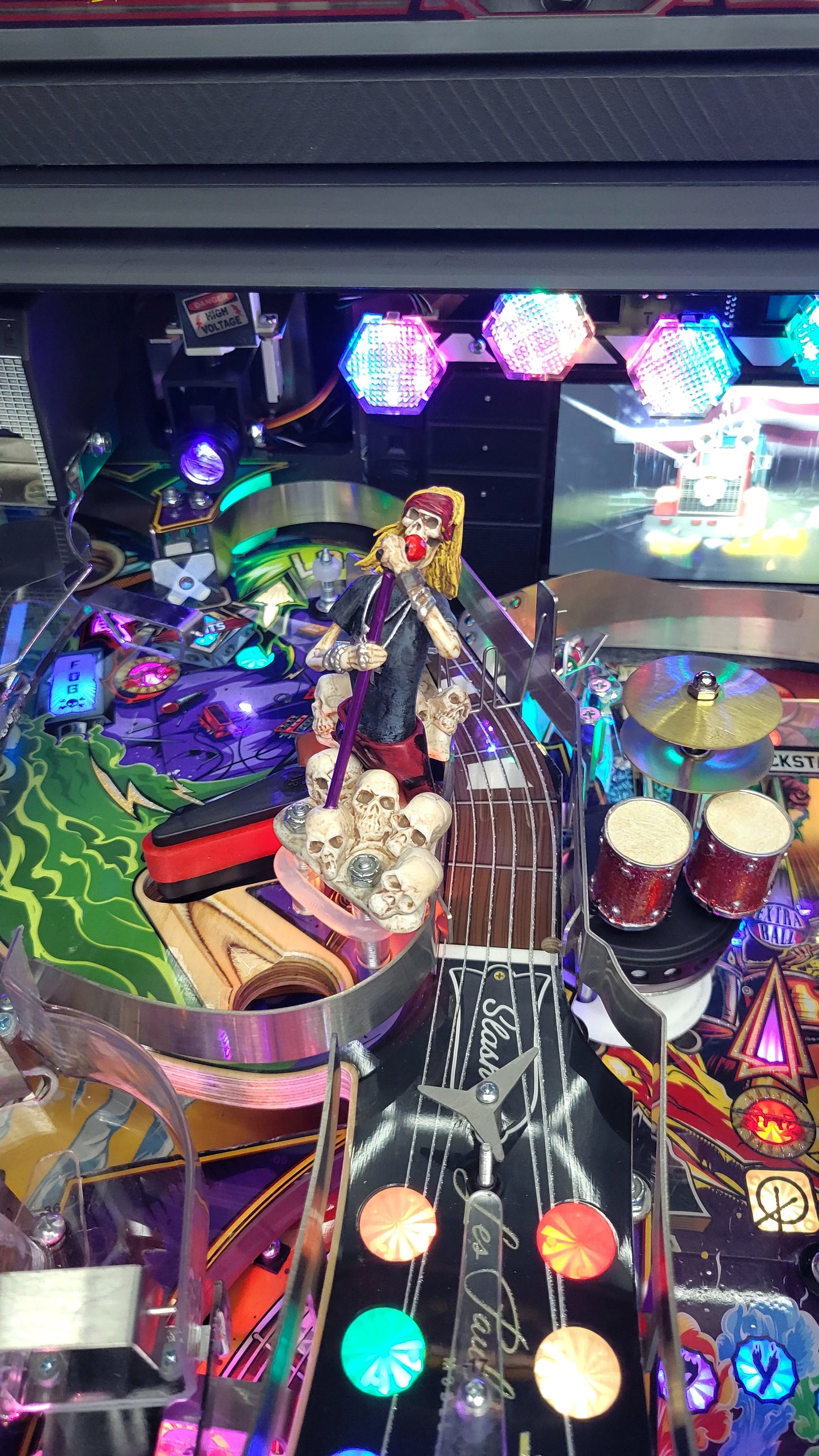 JJP Guns N' Roses CE Collectors Edition Pinball HUO