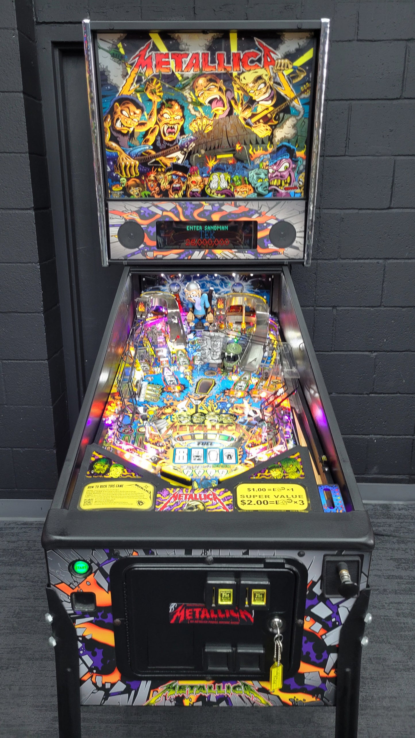 Stern Metallica Premium Vault Pinball