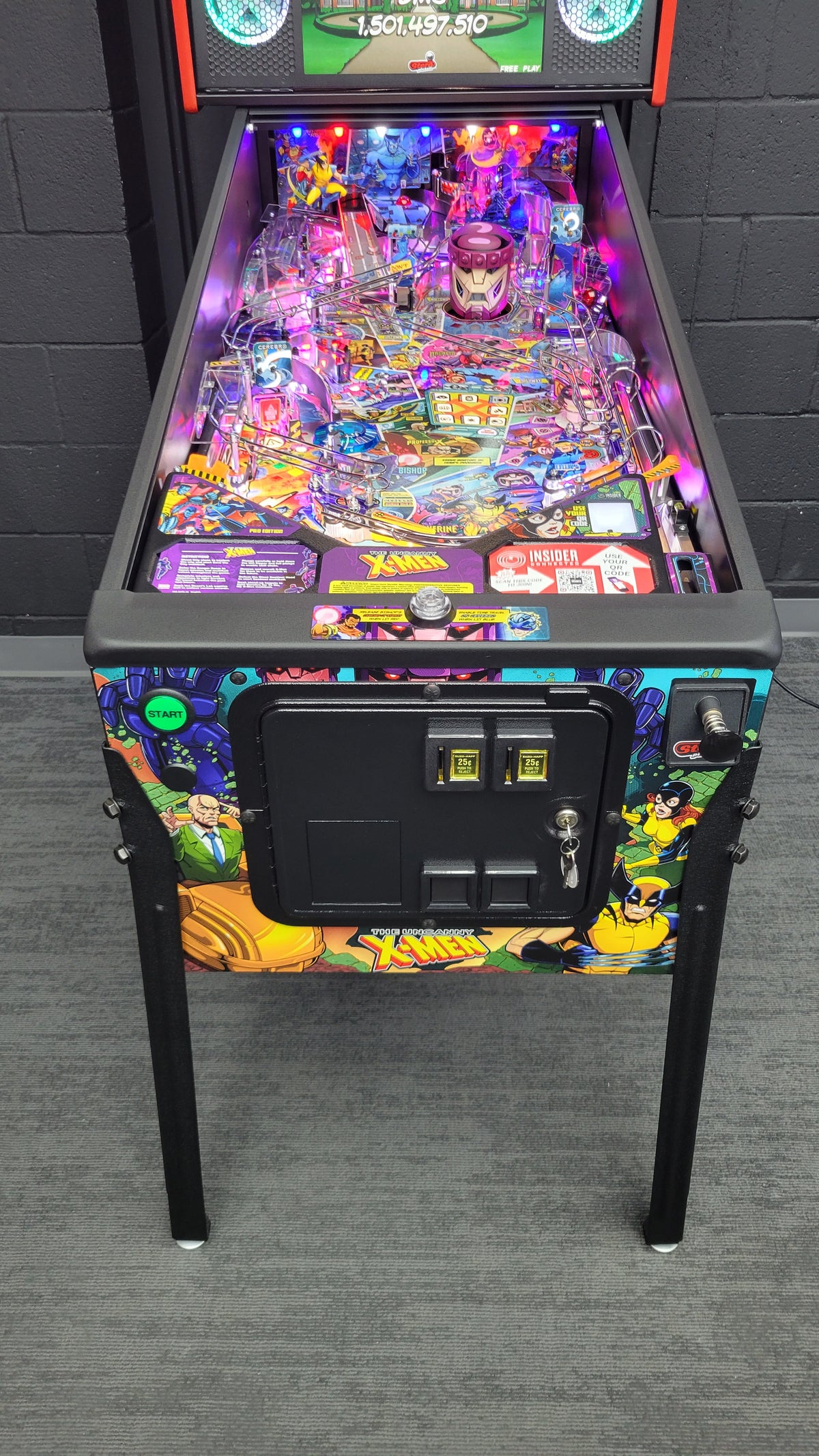 Stern The Uncanny X-Men Pro Pinball HUO