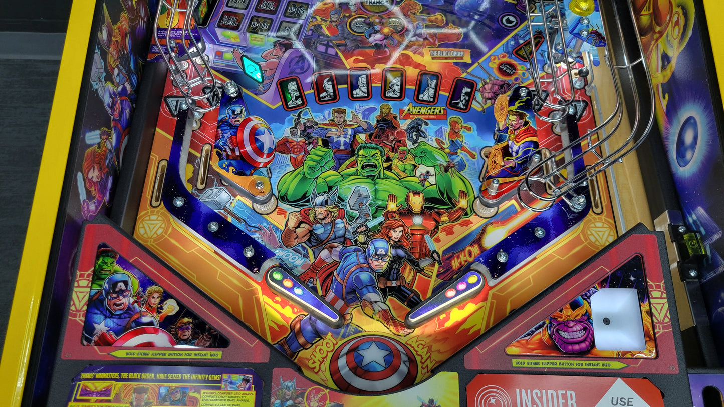 Stern The Avengers Infinity Quest Premium Pinball HUO