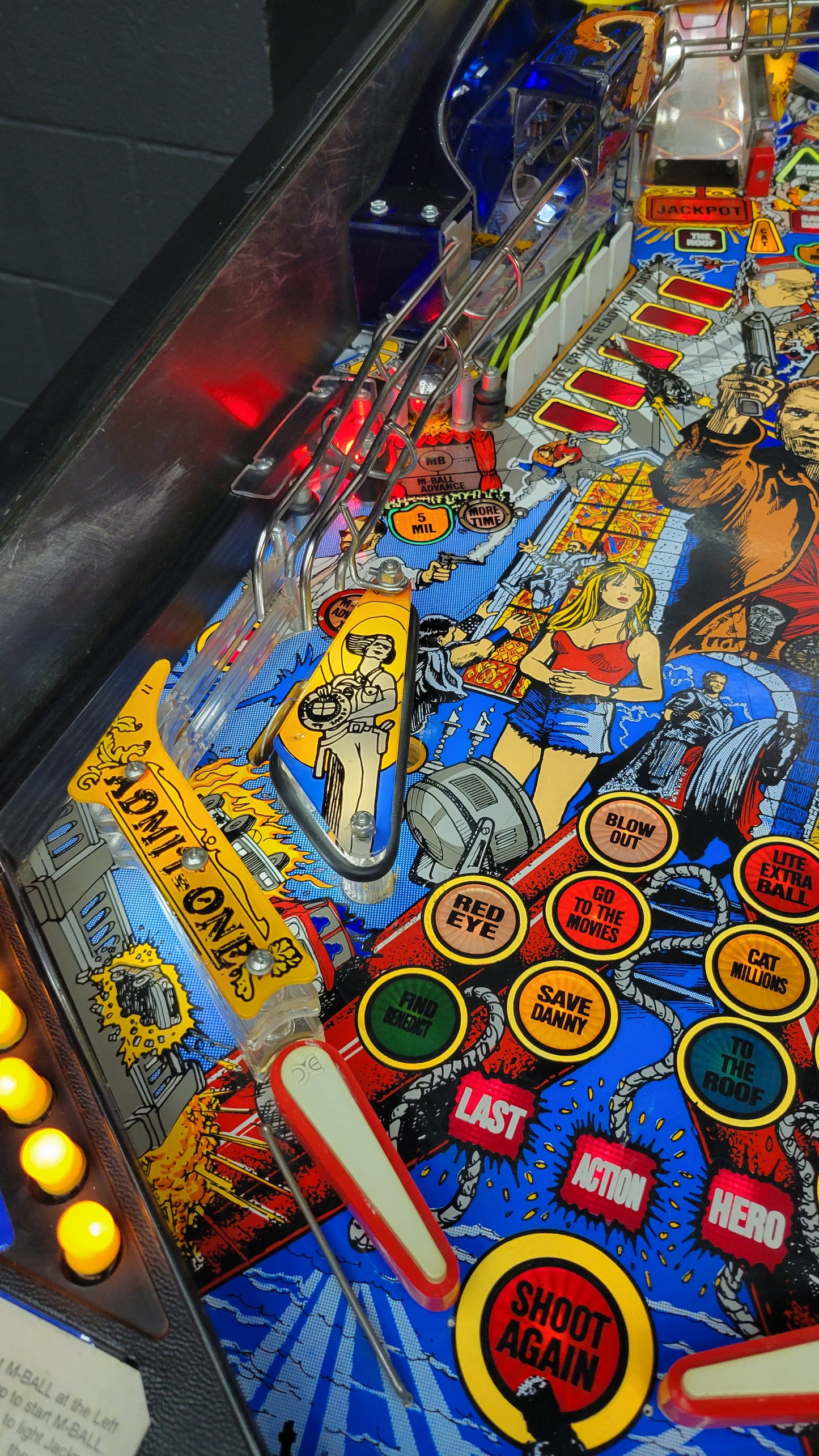 Data East The Last Action Hero Pinball