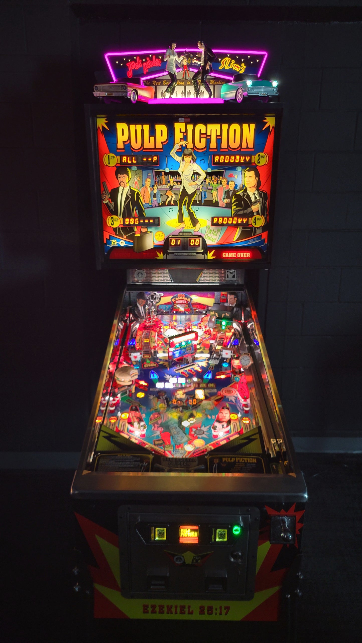 Pulp Fiction Bad Mother Flipper LE Pinball HUO