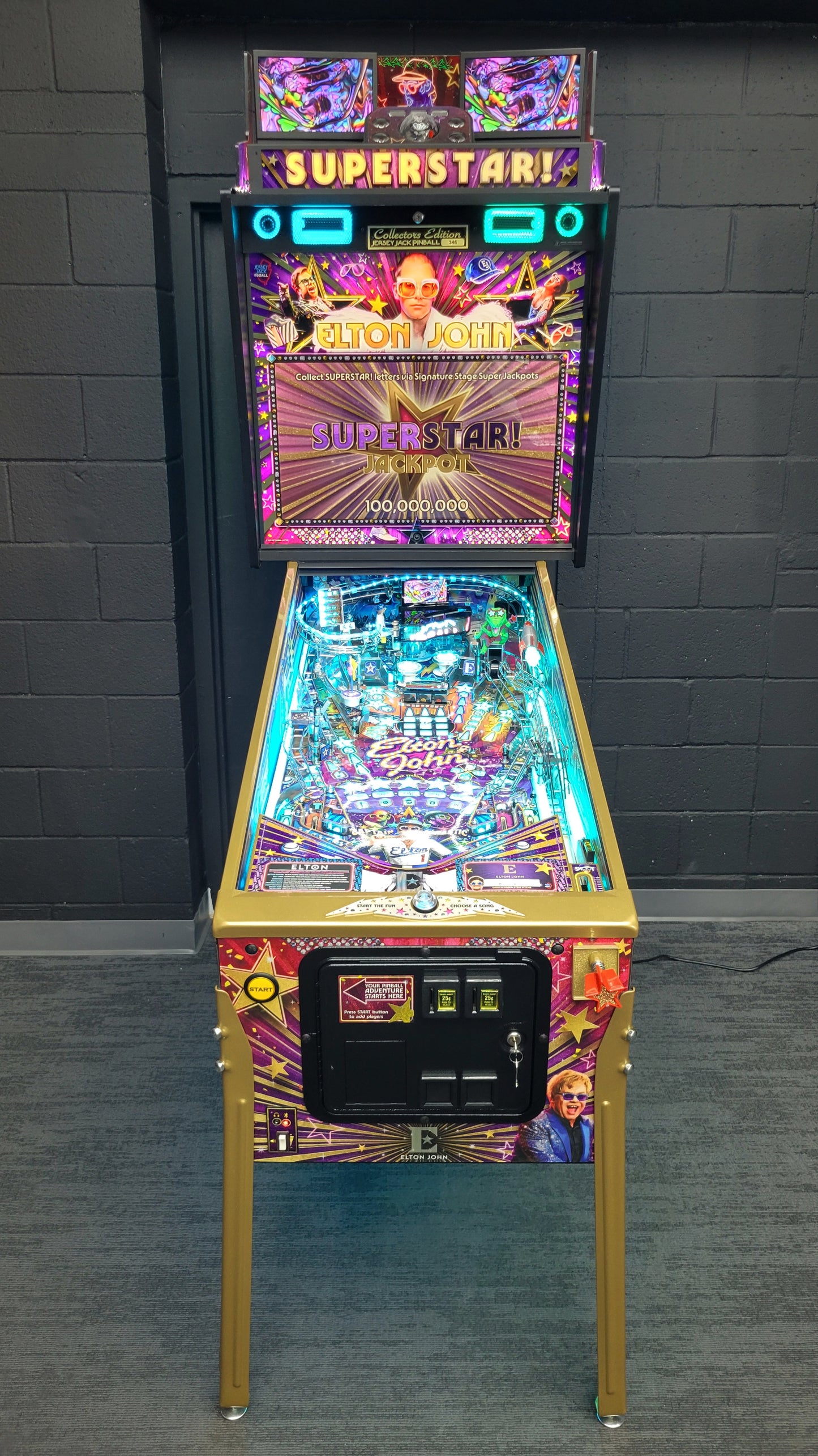JJP Elton John CE Collectors Edition Pinball HU0