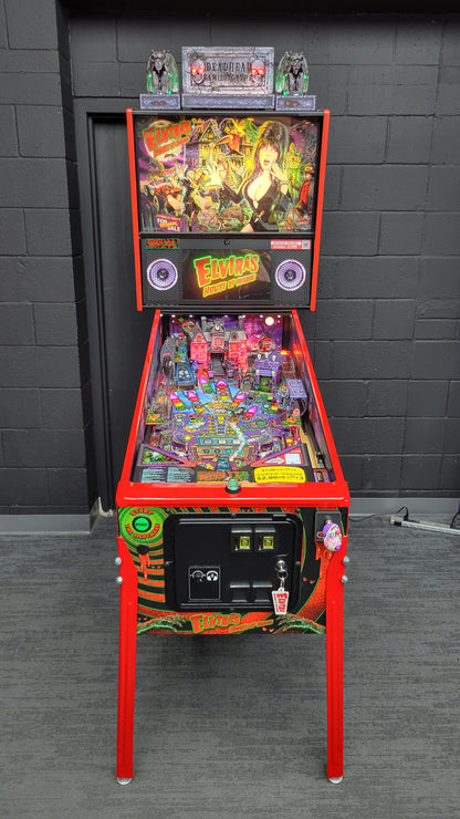 Elvira House of Horrors Premium Custom HUO Pinball Loaded!