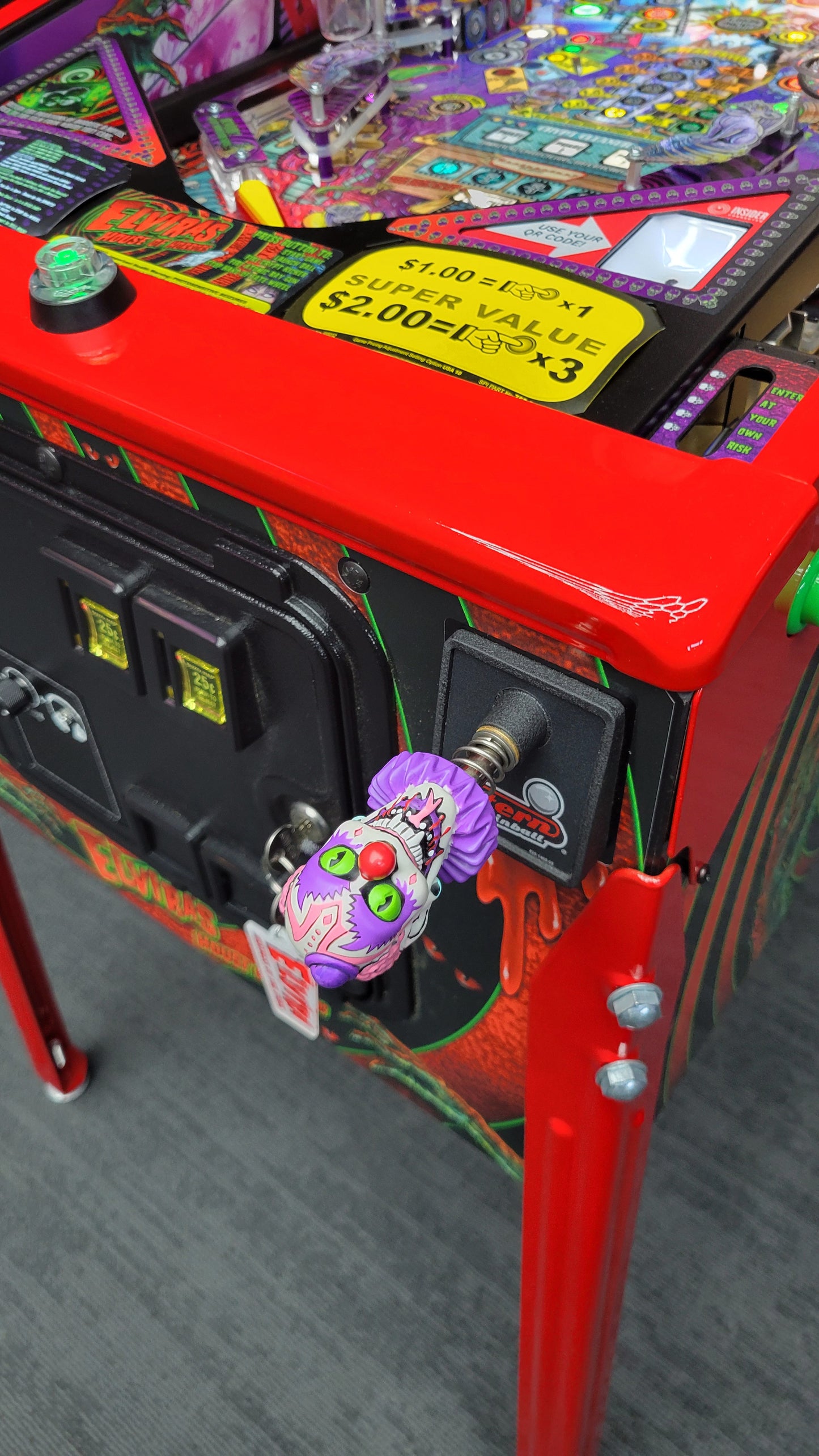 Elvira House of Horrors Premium Custom HUO Pinball Loaded!