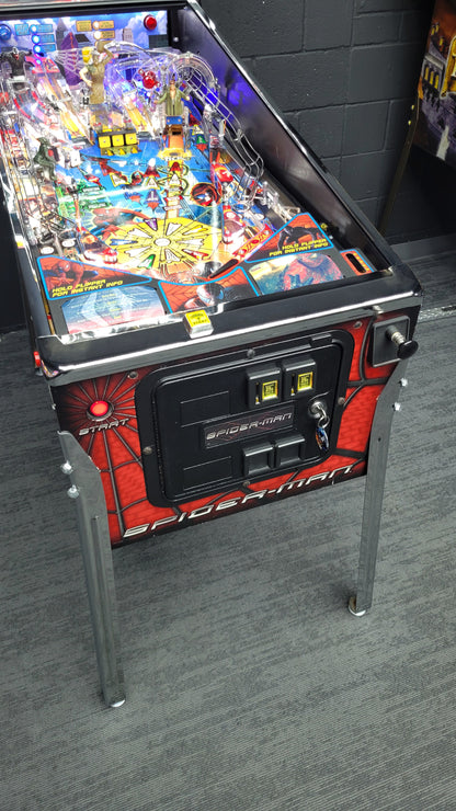 Stern Black Spider Man Edition Pinball HUO