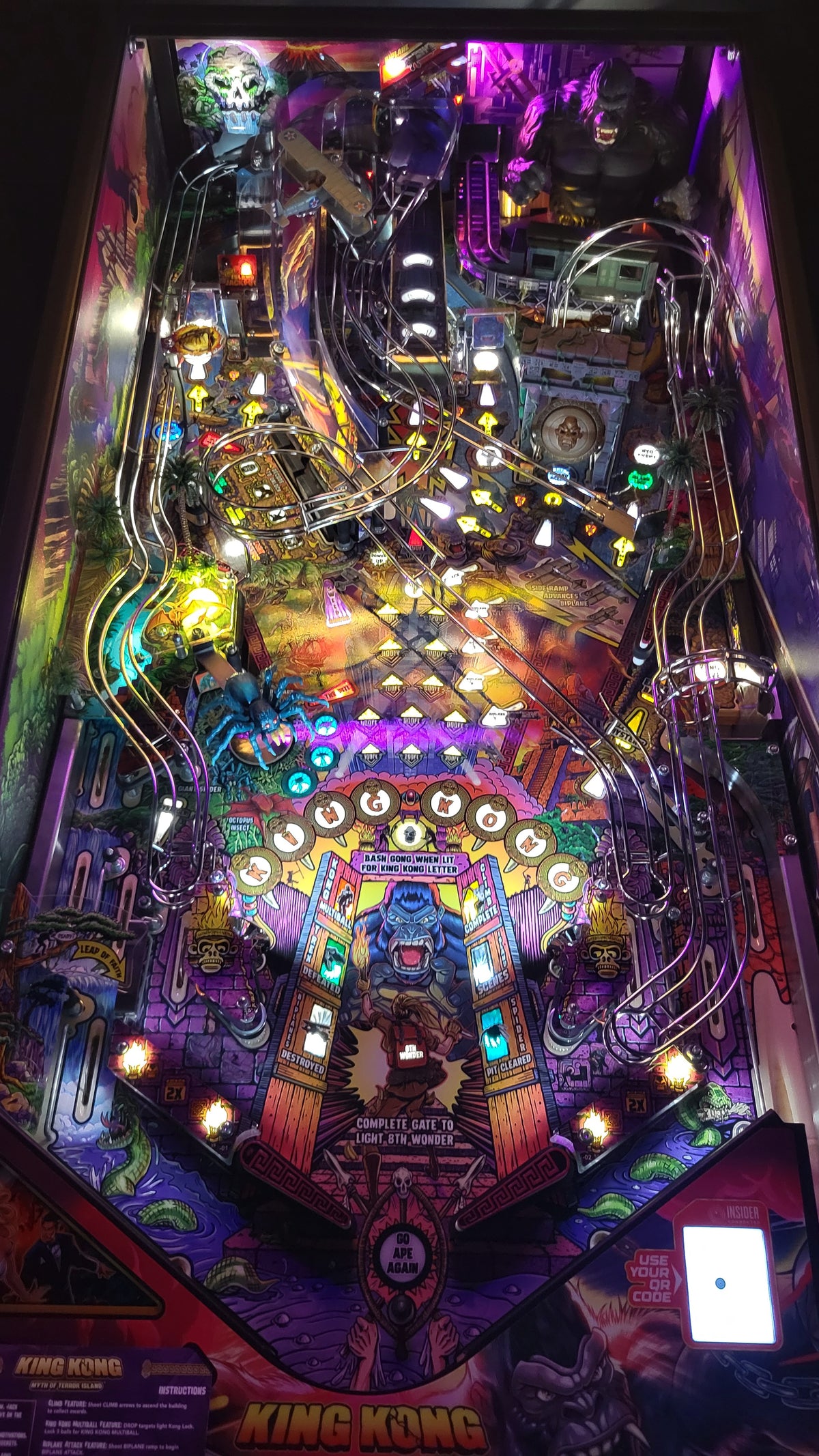 Stern King Kong Premium Pinball HUO