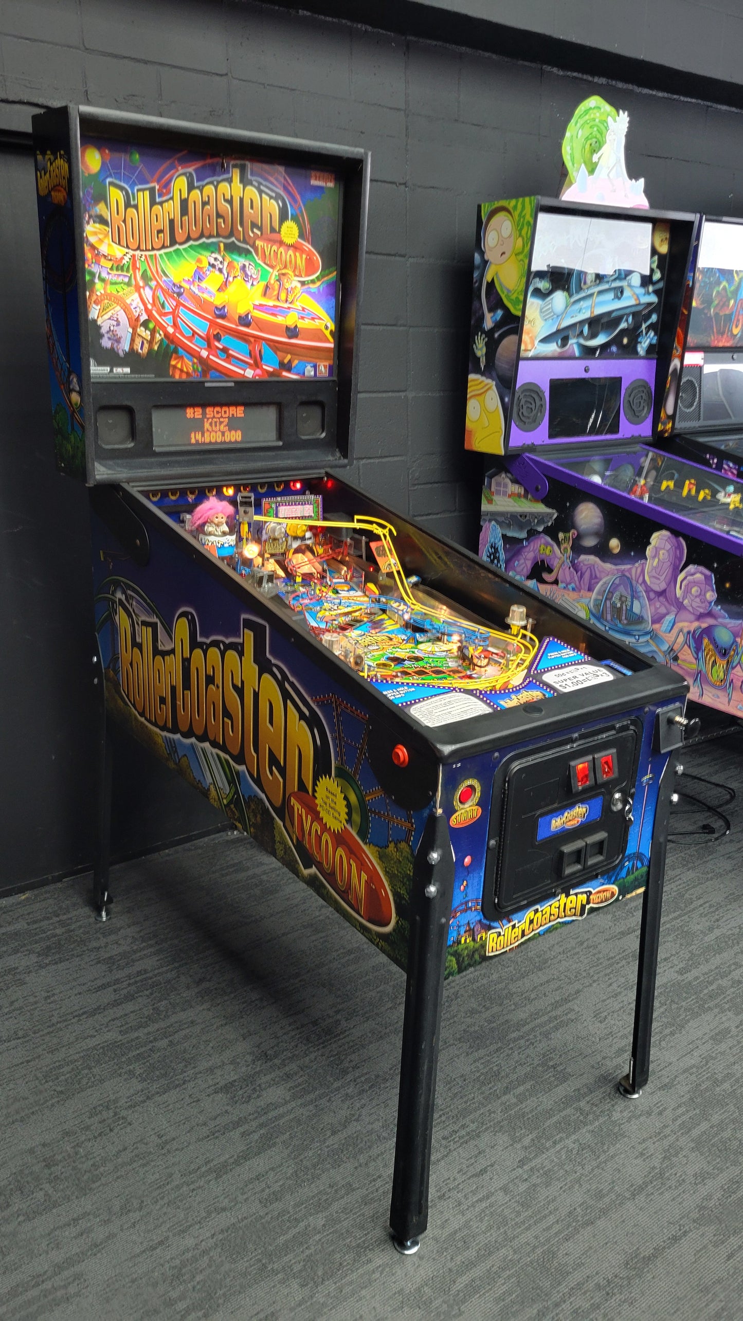 Stern RollerCoaster Tycoon Pinball