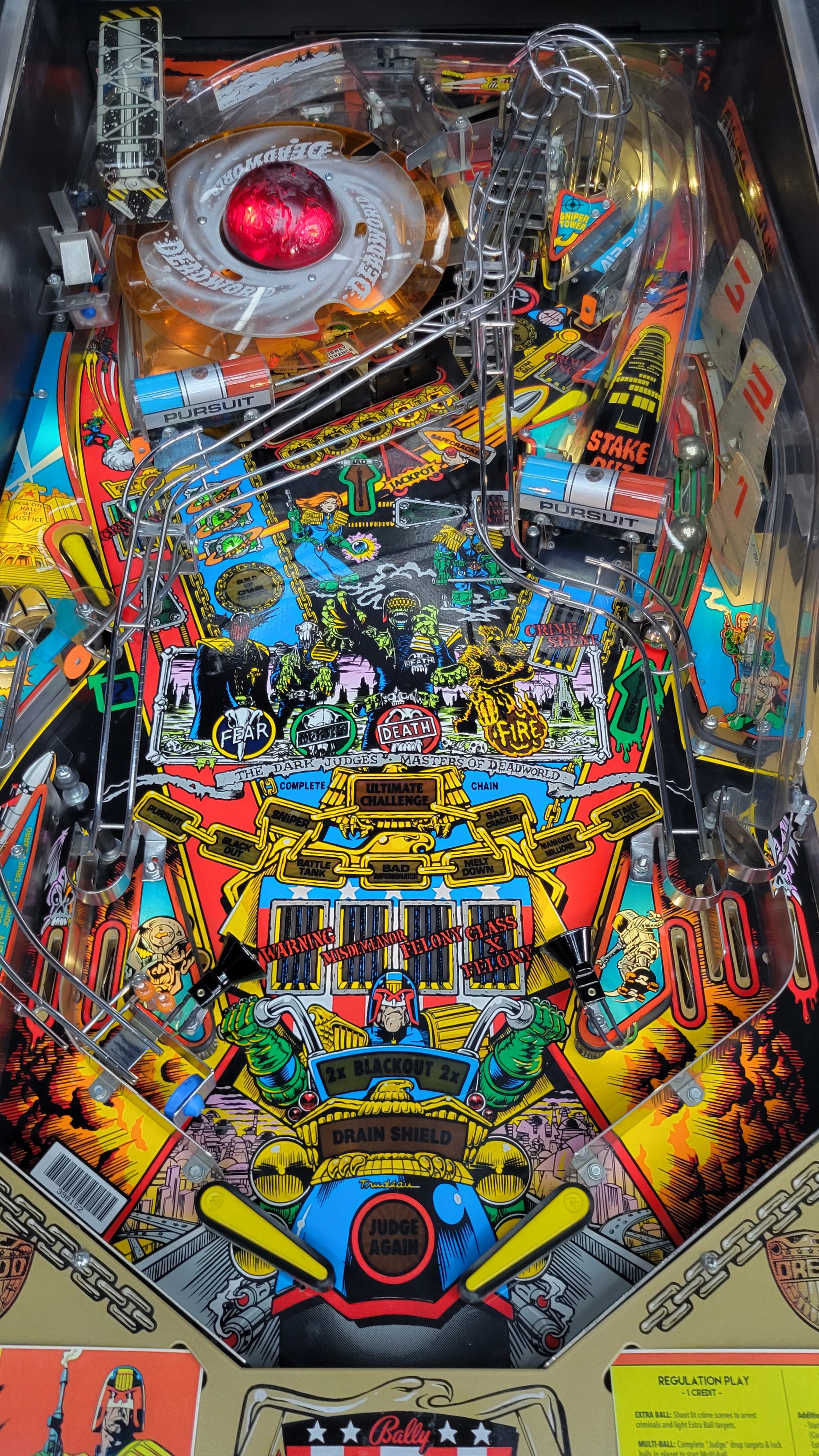 Bally Judge Dredd Pinball