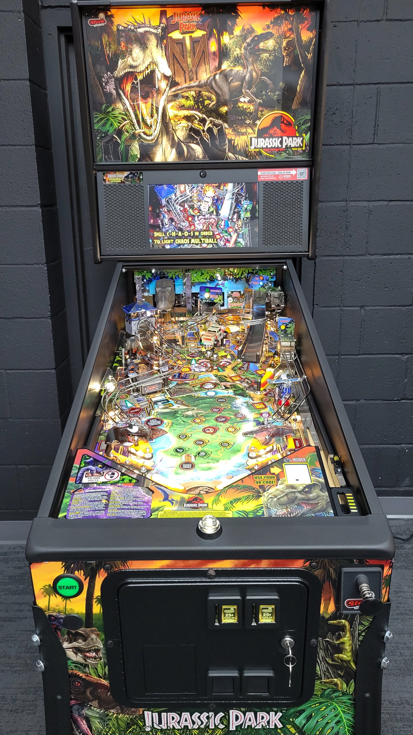 Stern Jurassic Park Premium HUO