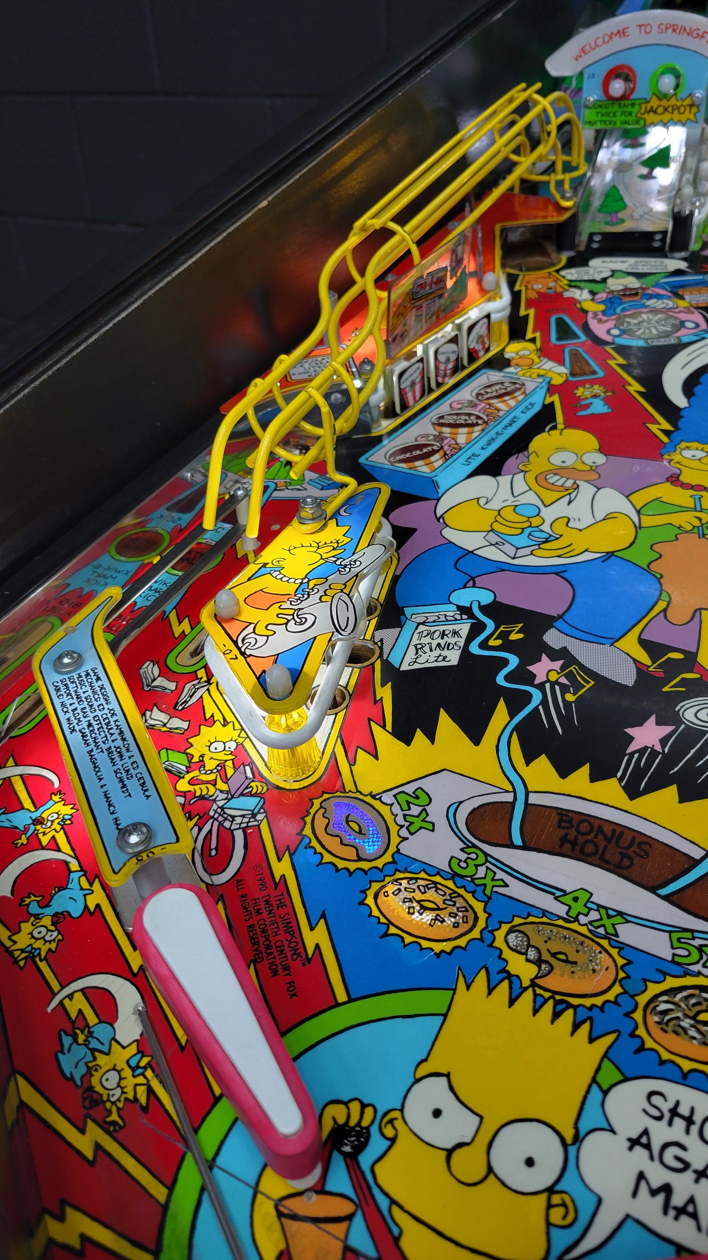 Data East The Simpsons Pinball