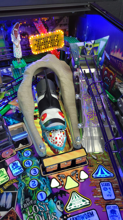 Spooky Beetlejuice Pinball HUO with Snake Topper Included