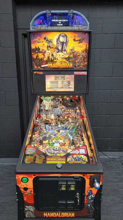 Stern Mandalorian Pro Pinball with Topper
